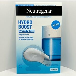 Free Neutrogena HydroBoost Water Cream Sample